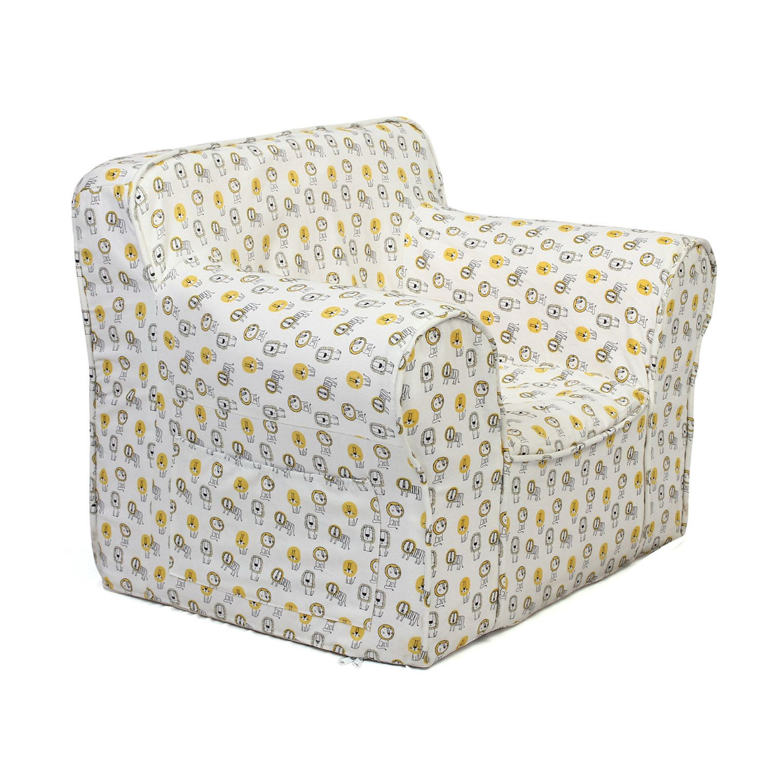 Orka Kids Foam Chair High Density Foam Washable Cover  - (Lion)